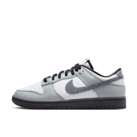 Nike Dunks Low LX sneakers black grey silver glitter size 7 womens athleisure - Picture 1 of 13